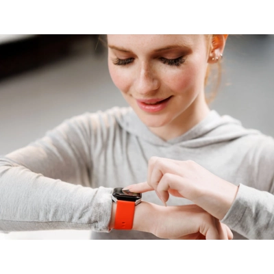 CANYON Smartwatch Chatter SW-58 BT-CALL Srebrno -Czerwony