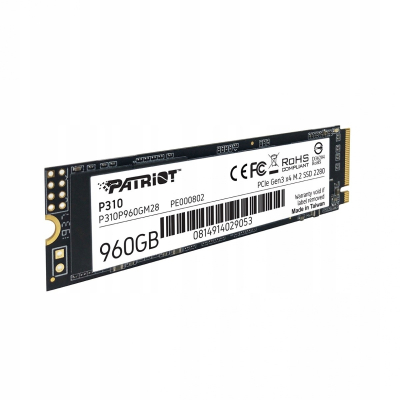 Patriot SSD P310 960GB M.2 2280 2100/1800 PCIe