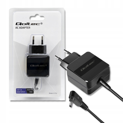 Qoltec Zasilacz do Acer 18W 12V 1.5A 3.0*1.0