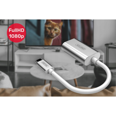 Unitek Y-6315 Adapter USB-C VGA