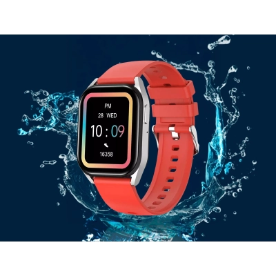 CANYON Smartwatch Chatter SW-58 BT-CALL Srebrno -Czerwony