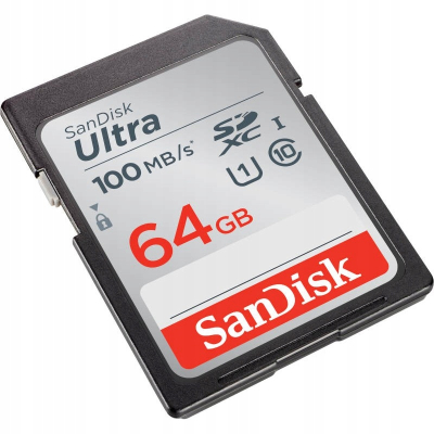 Karta Sandisk SDXC 64GB ultra 100MB/s Class10