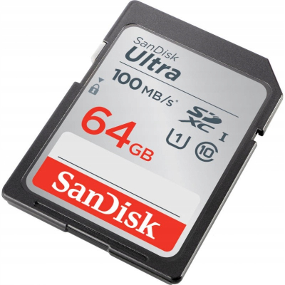 Karta Sandisk SDXC 64GB ultra 100MB/s Class10