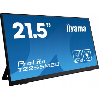 IIYAMA] Monitor 21.5 cala T2255MSC-B1 POJ. 10PKT. IPS HDMI DP 2xUSB 3.0