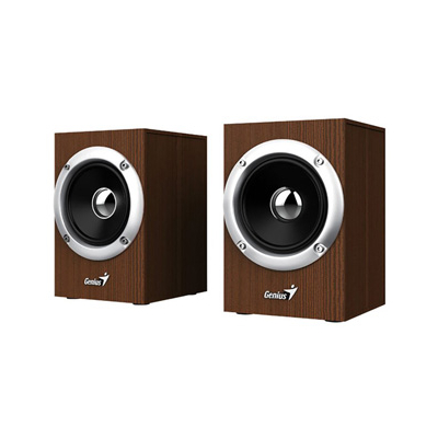 Genius głośniki SP-HF280, 2.0, 6W, brązowe, regulacja głośności 3,5 mm jack