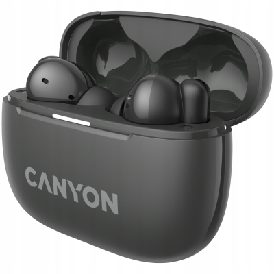 CANYON Słuchawki dokanałowe OnGo 10 ANC i ENC Szare