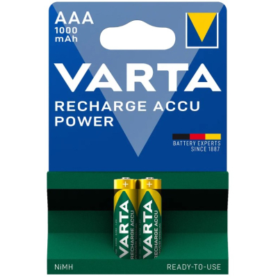 VARTA AKUMULATORY R3 1000 mAh RECHARGE ACCU POWER 2szt
