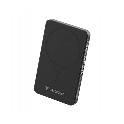 Verbatim, powerbank z ładowaniem bezprzewodowym 32225 5000mAh Czarny