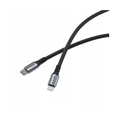 Verbatim USB kabel USB C (M) - USB lightning (M) 60W 1.2m czarny box 31844