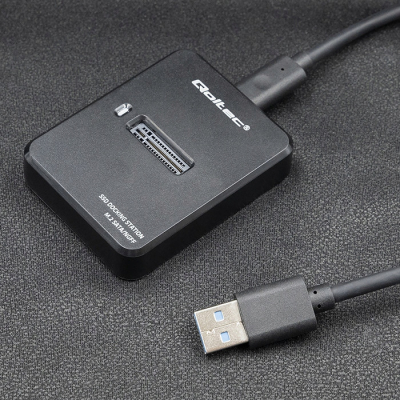 Qoltec Stacja dokująca dysków SSD M.2 SATA NGFF USB 3.1 50314