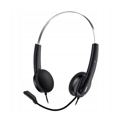 Genius HS-220U słuchawki z mikrofonem, przewodowa, czarna 2.0, zamykane USB
