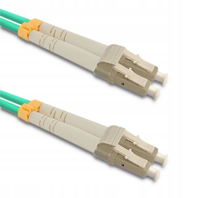 Qoltec Patchcord światłowodowy LC/UPC-LC/UPC Multimode 50/125 OM3 15m
