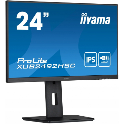 IIYAMA Monitor 24 cale XUB2492HSC-B5 HDMI HAS