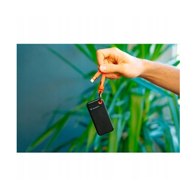 Verbatim SSD Zewnętrzny Pocket SSD 1000GB, Nero Backup, czarno-pomarańczowy