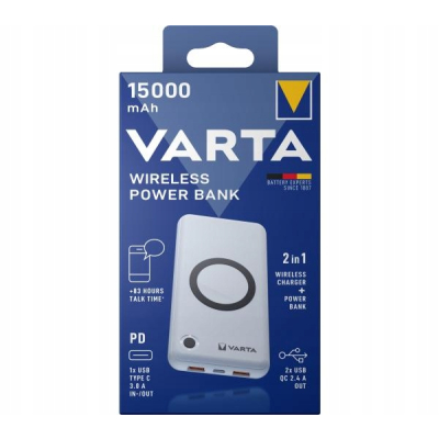 VARTA POWER BANK WIRELESS 15000mAh