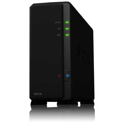 SYNOLOGY DS118 1X0HDD 1GB 4x1.4Ghz 2xUSB 1xGbE