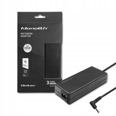 Qoltec Zasilacz do Samsung PREMIUM 65W 19V 3.42A 3.0*1.0 52406