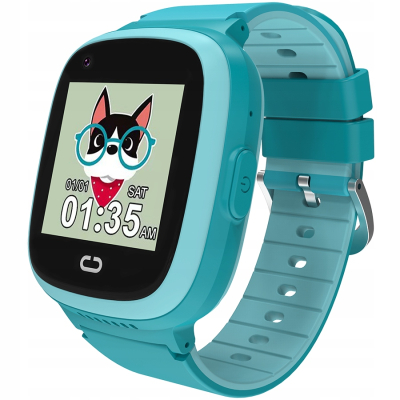 CANYON Smartwatch Sunny KW 48 4G GPS Gry Muzyka Niebieski
