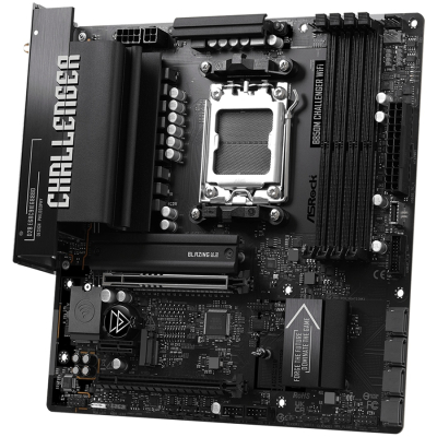 ASROCK MB B850M Challenger WiFi, AM5, 4x DDR5, 1x PCIe 5.0 x16,