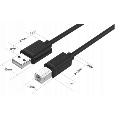 Unitek przewód USB 2.0 AM-BM 2M