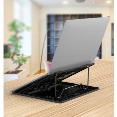 Podstawka pod laptop ART P14 ABS+stal 11.5/28/25cm, reg.wysokości