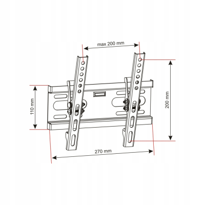 UCHWYT DO TV 14-42 35KG AR-46 ART reg. w pionie