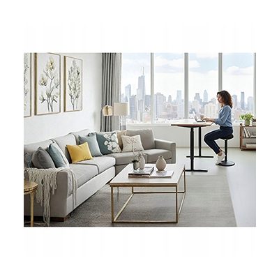 Powerton ERGO BALANC Ergonomiczne krzesło biurowe, czarna