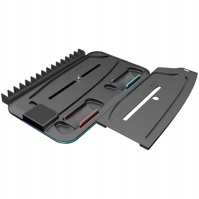 CANYON Podstawka chłodząca CS51 RGB PS5 Slim DE Ładowanie Czarna
