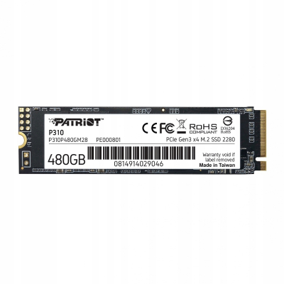 Dysk SSD P310 480GB M.2 2280 1700/1500 PCIe NVMe