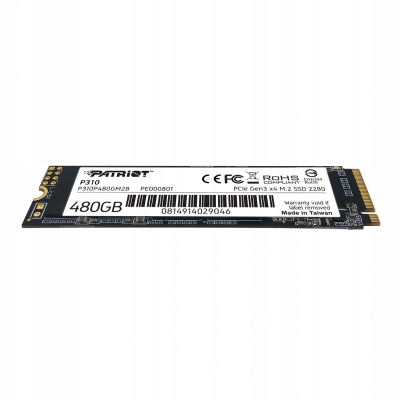 Dysk SSD P310 480GB M.2 2280 1700/1500 PCIe NVMe