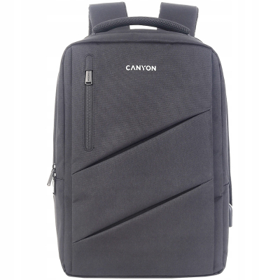 Canyon BPE 5 plecak miejski na laptop 15.6" z kieszeniami szary