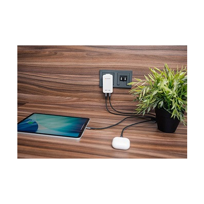 Verbatim, Ładowarka Essentials Slim GaN USB-C PD 3.0 biała 65W 30281