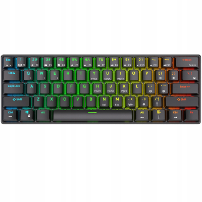 ROYAL KLUDGE RK61 Black Gaming Keyboard Brown switch