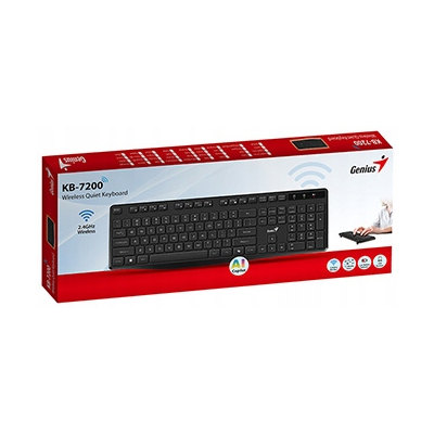 Genius KB-7200 COPILOT klawiatura bezprzewodowa CZ/SK, czarna