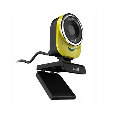 Genius QCam 6000 kamera web Full HD, żółta 1920x1080, USB 2.0
