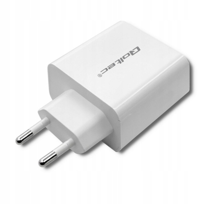 Qoltec Ładowarka sieciowa 45W 5-20V 2.4-3A USB typ C PD USB 3.0 Biała