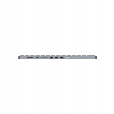 Unitek Klawiatura 9w1, hub USB, HDMI 4K, PD 100W