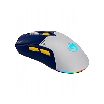 Marvo DUKE 20 Mysz bezprzewodowa, niebiesko-biały, 4800DPI, EOL