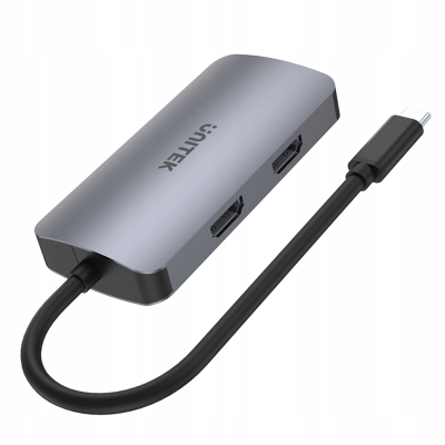 Unitek HUB USB-C D1051A 1xUSB 3.1 Gen1 VGA 2xHDMI