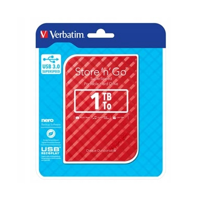 Verbatim zewnętrzny dysk twardy StoreNGo 2.5" USB 3.0 (3.2 Gen 1) 1TB 53203