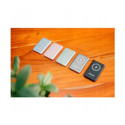 Verbatim powerbank z ładowaniem bezprzewodowym 5V 10 000mAh zielona 32246