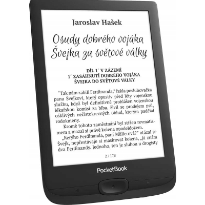 Czytnik PocketBook Basic Lux 4 PB618-P-WW 8GB 6 cali czarny SKLEP KOZIENICE RADOM
