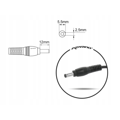 Zasilacz do laptopów ASUS 19V 6.3A 120W MOVANO