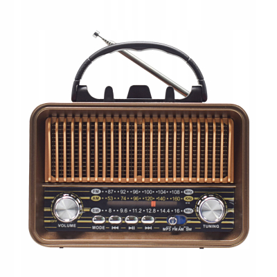 TRACER Radio Retro Bluetooth ANTENA FM/AM Baterie Latarka TRARAD47774