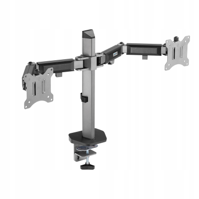 Uchwyt przegubowy na dwa monitory Deluxe Ergo Office 17"-32" max 9kg ER-449