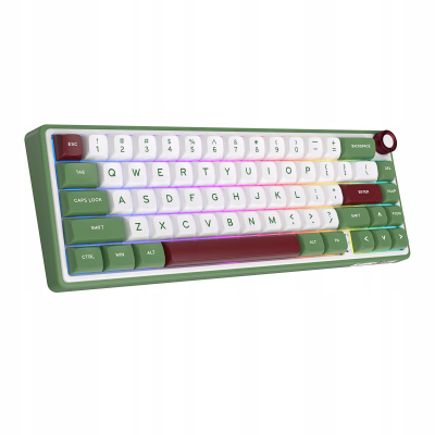 ROYAL KLUDGE R65 Green sand Gaming Keyboard Chartreuse switch