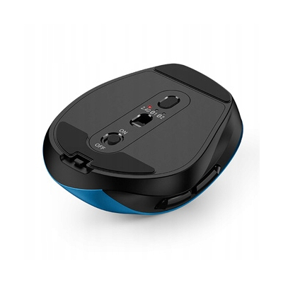 Genius Ergo 9000S Mysz bezprzewodowa, czarno-niebieski, 2400DPI