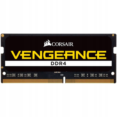 CORSAIR DDR4, 3200MHz 16GB (1x16GB) SODIMM, Unbuffered, 22-22-22-53, Black