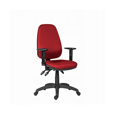 Powerton ERGO ANNA Ergonomiczny fotel biurowy, Czerwony