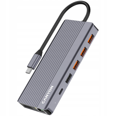 CANYON HUB DS-16 13 w 1 4k USB-C Szary